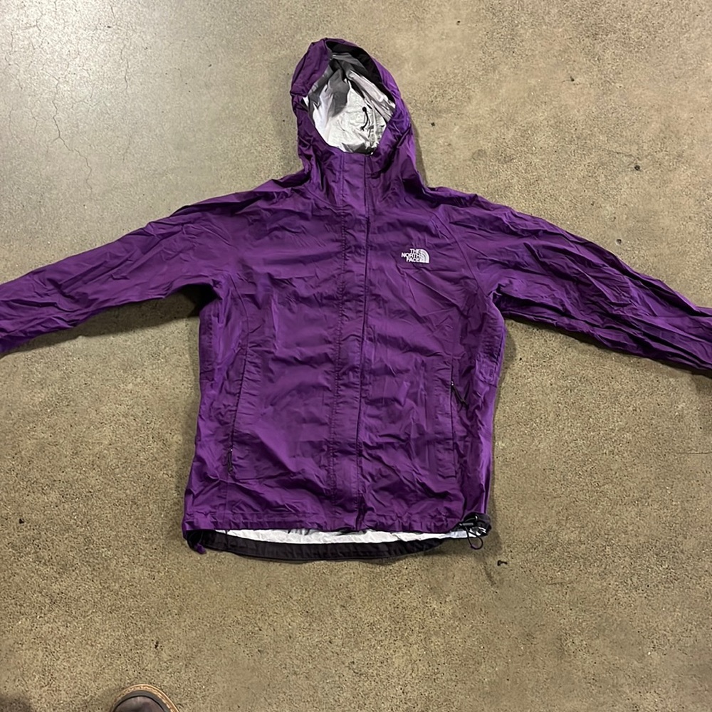 North face rain coat